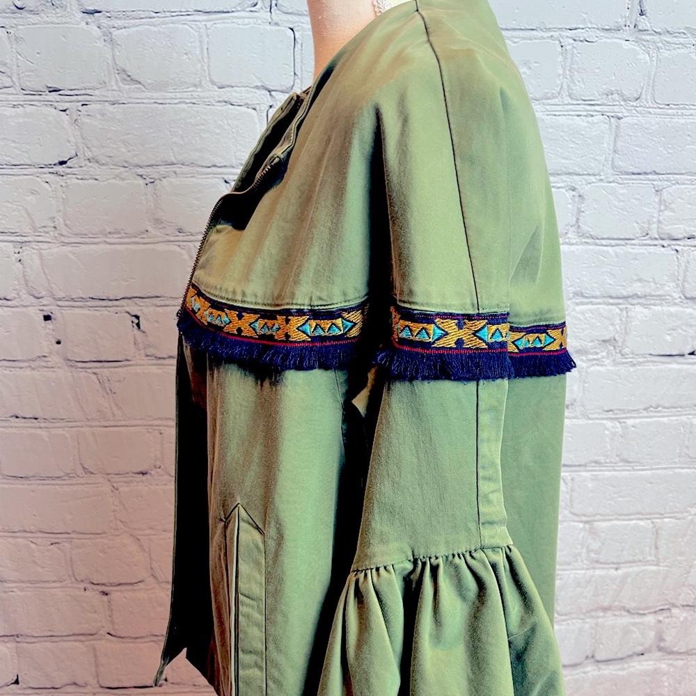 Zara Military Green Jacket